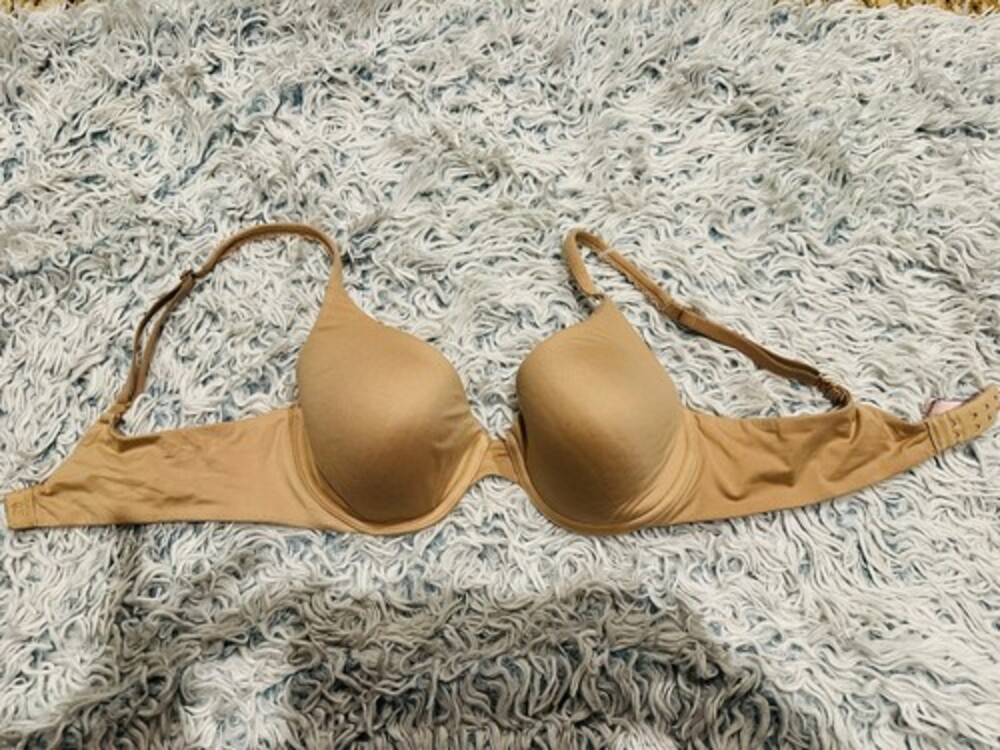 Victoria's Secret Body By Victoria Perfect Shape Bra Sz 34C - Nude